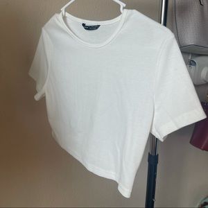 White Crop Top